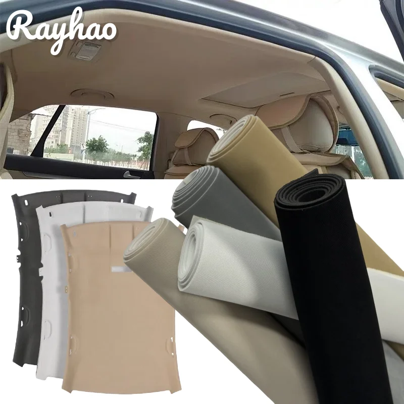 

Four Sided Elastic Mesh Cloth Car Roof Renovation Repair Sagging Ceiling Non-adhesive Car Headliner Fabric with Sponge Backing