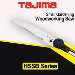 TAJIMA Hand Saw Small Gardening Woodworking Saw and Ullity Knife 2 in 1 Lightweight and Durable Cutting Tool HSSB Series