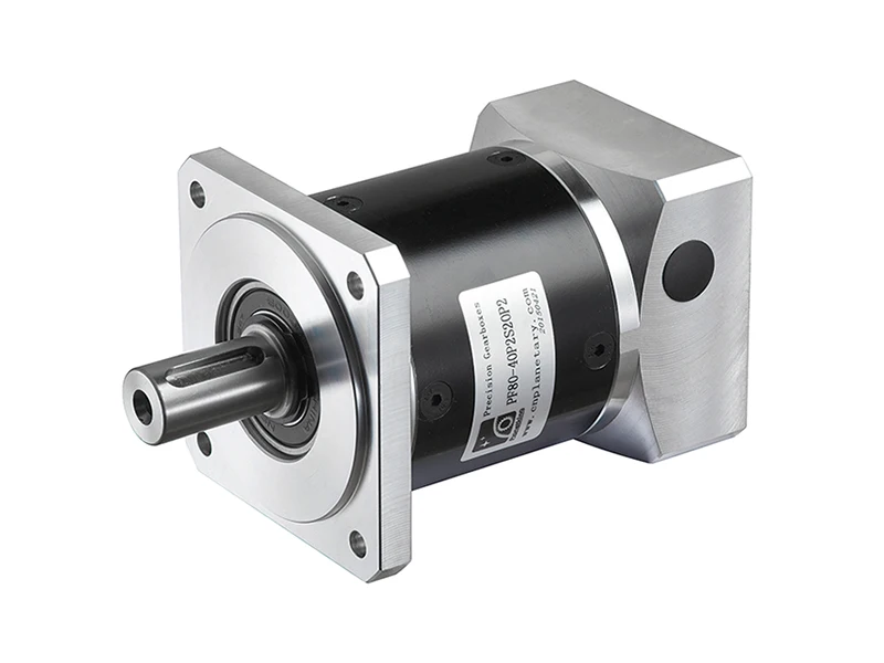 1KW PF80 مربع شفة تصاعد سلسلة علبة التروس الكوكبية حجم صغير الدقة الكواكب المخفض لصناعة الرش