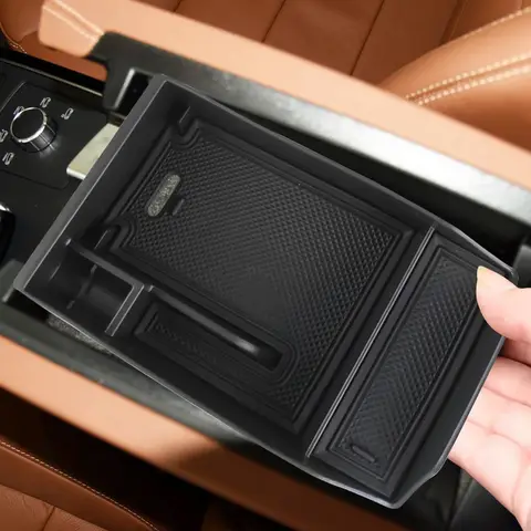 메르세데스 GLE 스포츠 SUV M ML GLE W166 W167 2011-2019 GL GLS X166 2012-2019 팔걸이 박스 트레이 보관함 액세서리