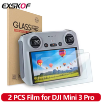 2pcs Protective Film for DJI Mini 3 /3 Pro Mini 4 Pro HD Glass Screen Protector Anti-Scratch Screen Film RC 2 Remote Accessories