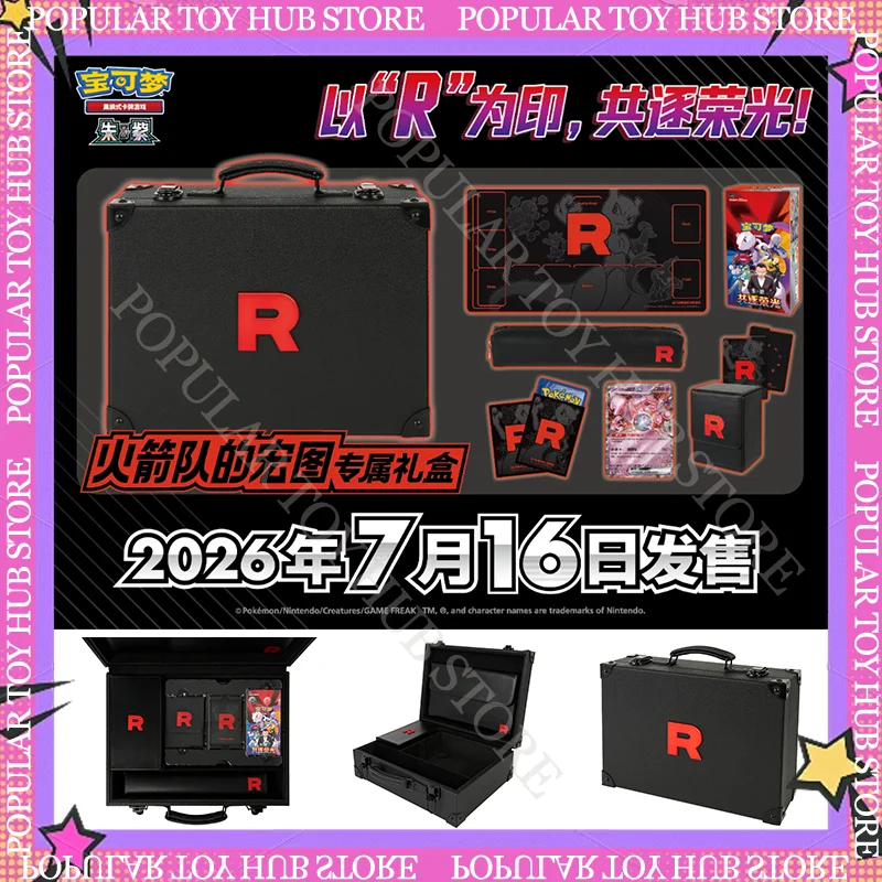 New Pokemon Scarlet&Violet Team Rocket's Mewtwo Ex Suitcase Destined Rival Expansion Pack Chinese Edition