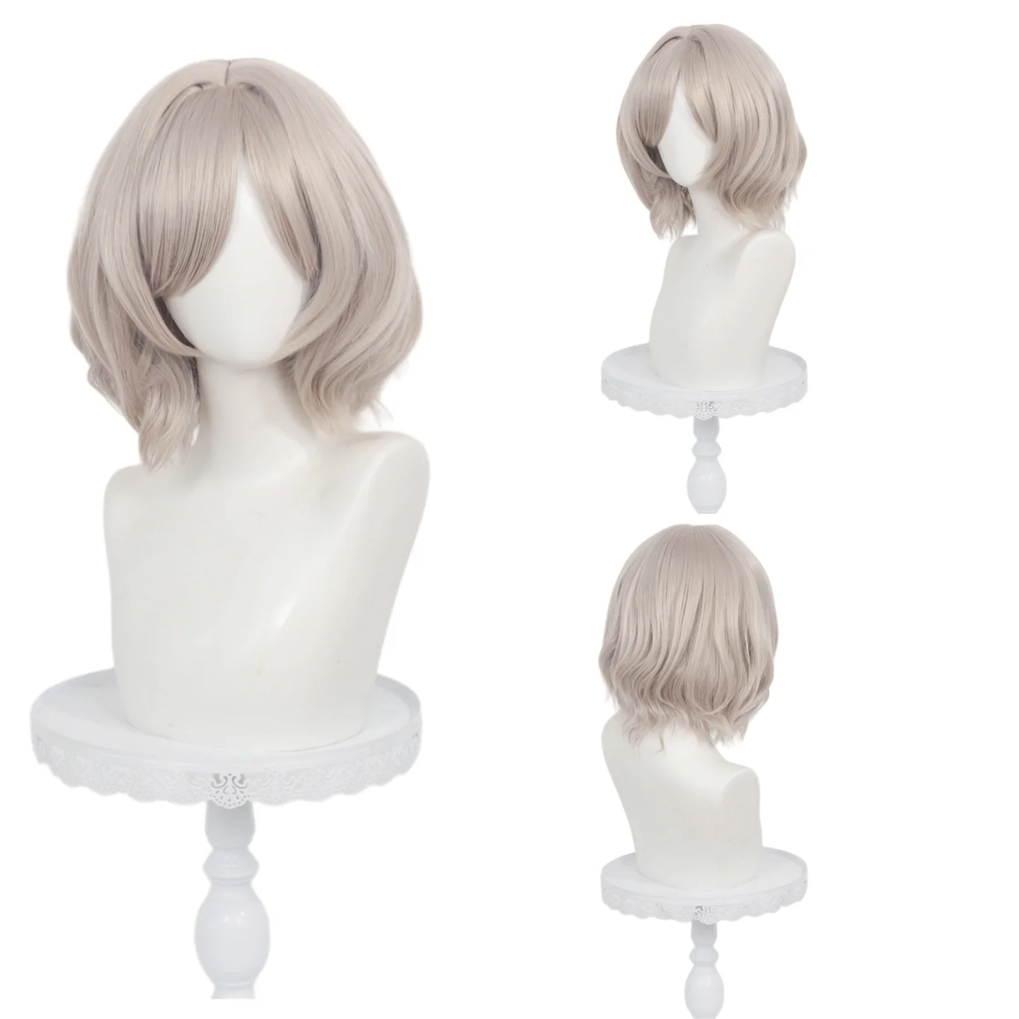Anime Re:Zero Otto Suwen Cosplay Wig Otto Suwen Rose Net Wig Re:Zero − Starting Life in Another World Halloween Party Cos Wig 6