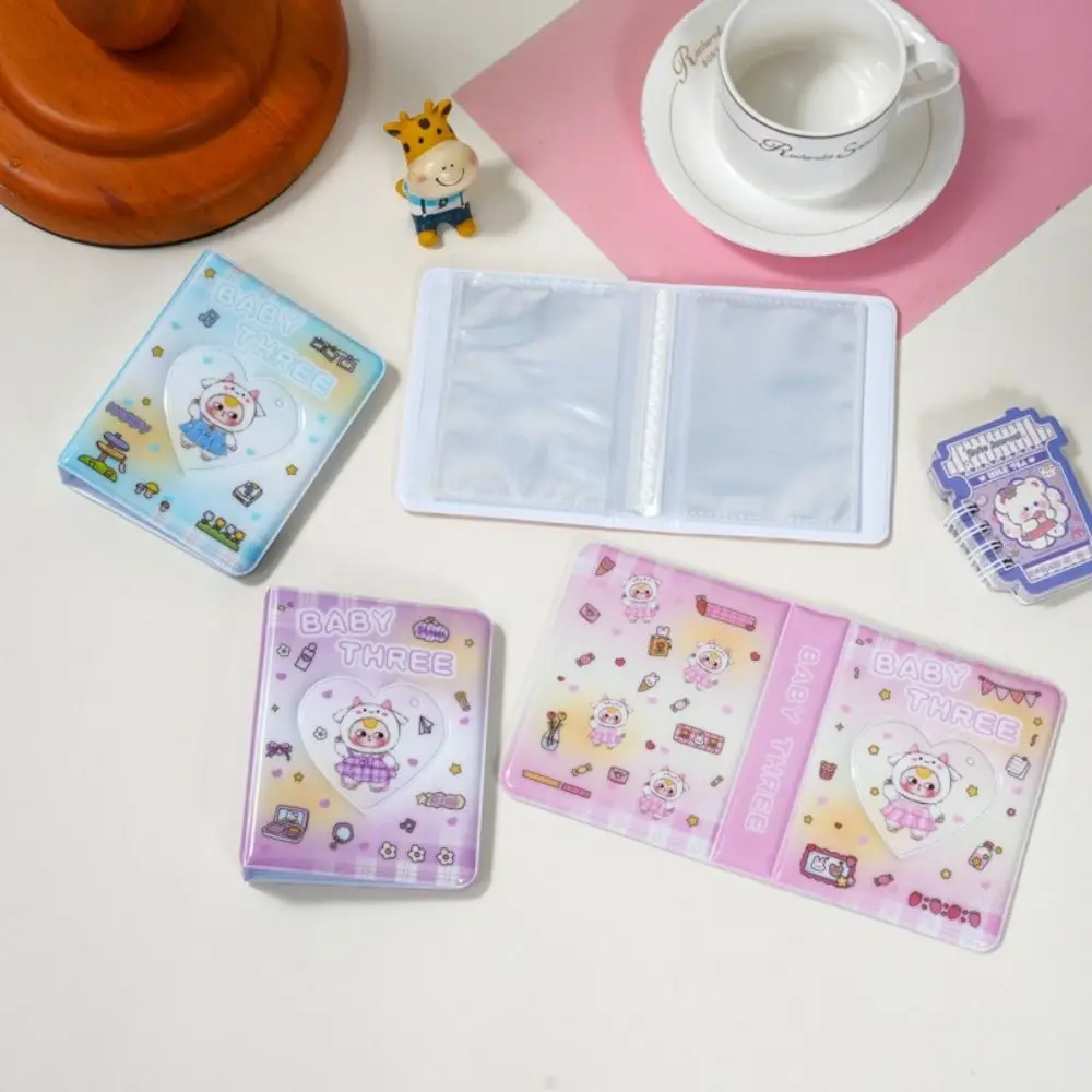 New PVC Card Holder Album Cartoon Mini Idol Card Collect Book Photo Protection Cover Gift