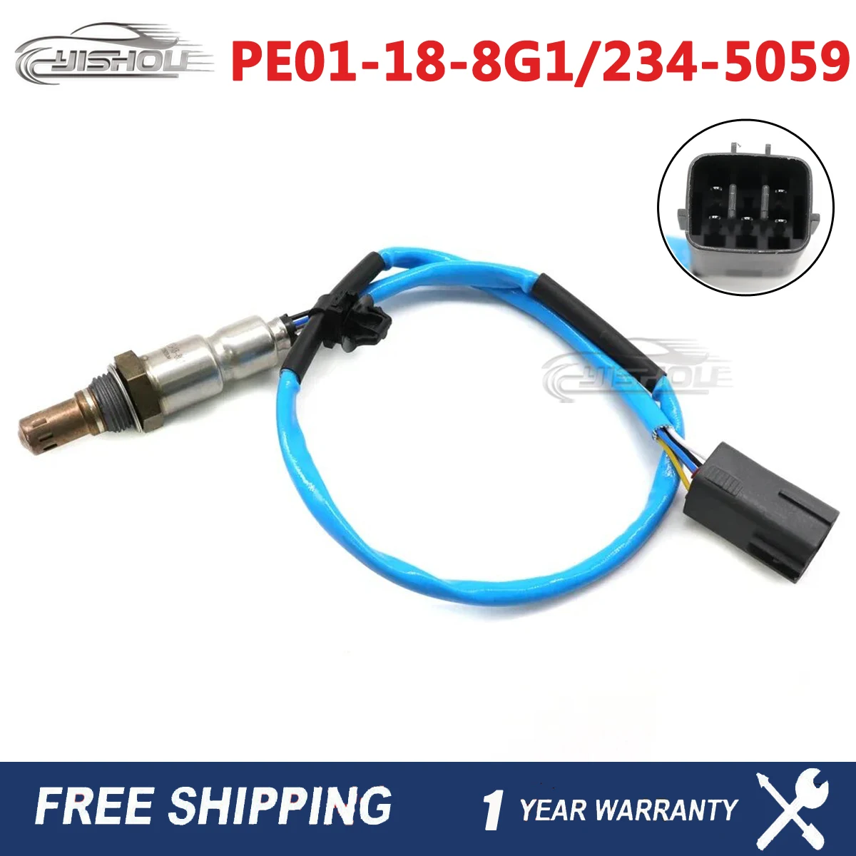 

PE01-18-8G1 234-5059 Front Lambda O2 Oxygen Air Fuel RatioSensor For Mazda 3 6 CX5 2.0L 2.5L L4 2013-2018 PE13-18-8G1 Upstream