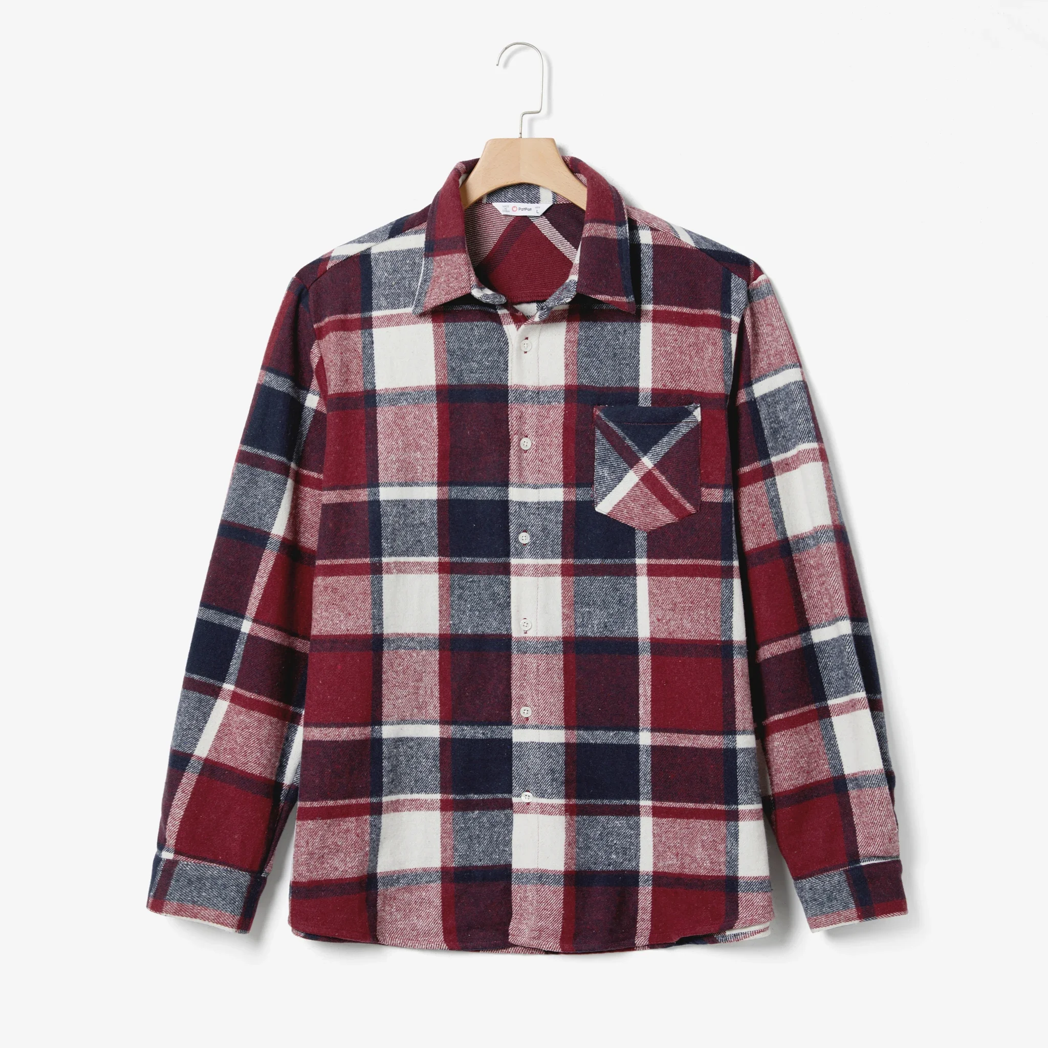 PatPat Family Matching Casual Long Sleeve Plaid Design Shirts and Knit Splicing Belted Dresses Sets Suitable for Summer Season