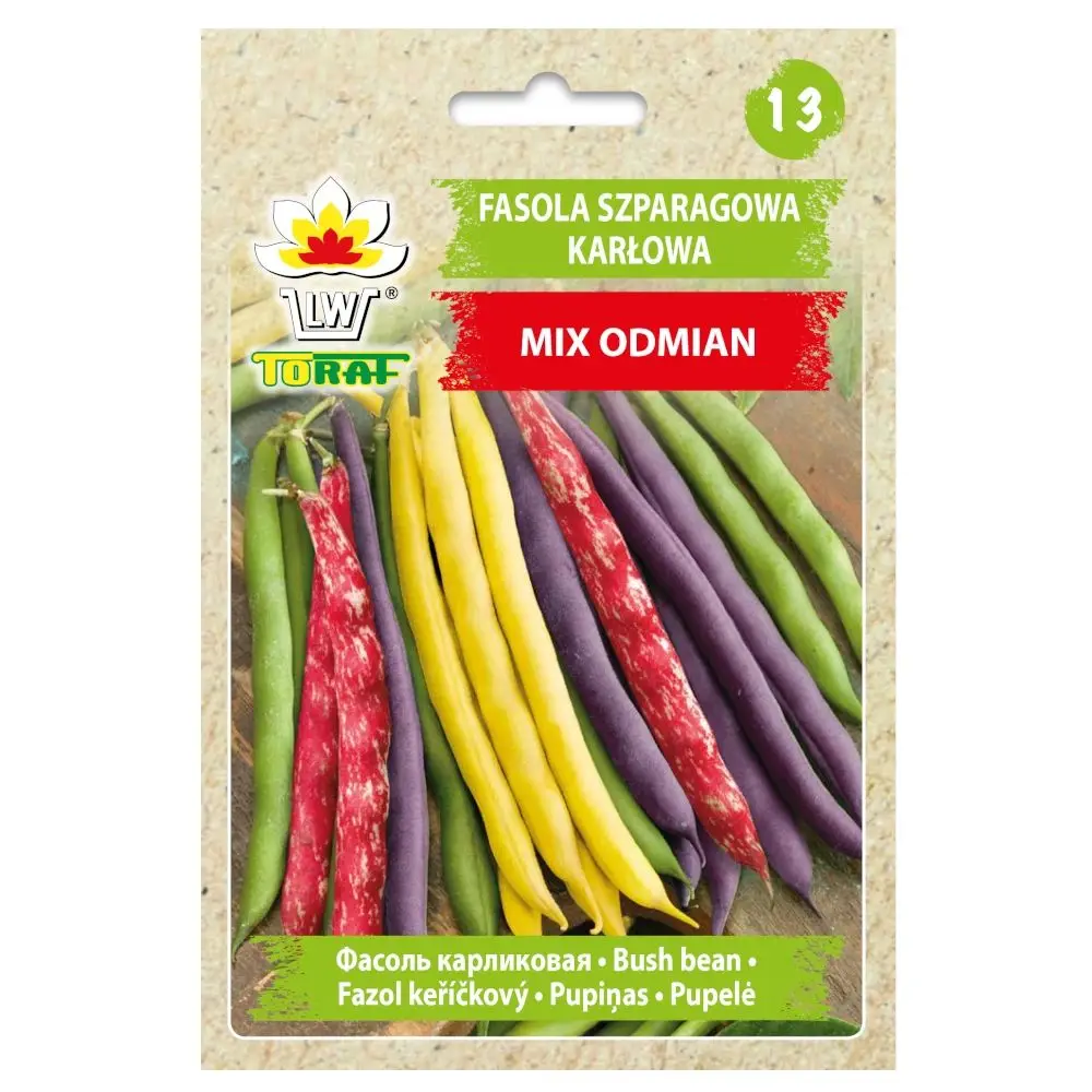 Mélange de graines de haricots asperges Dage, variétés 40 g, gousses colorées jaunes, vertes, violettes, rendement élevé, pour culture en terre et en pot, pour la congélation et la conserve