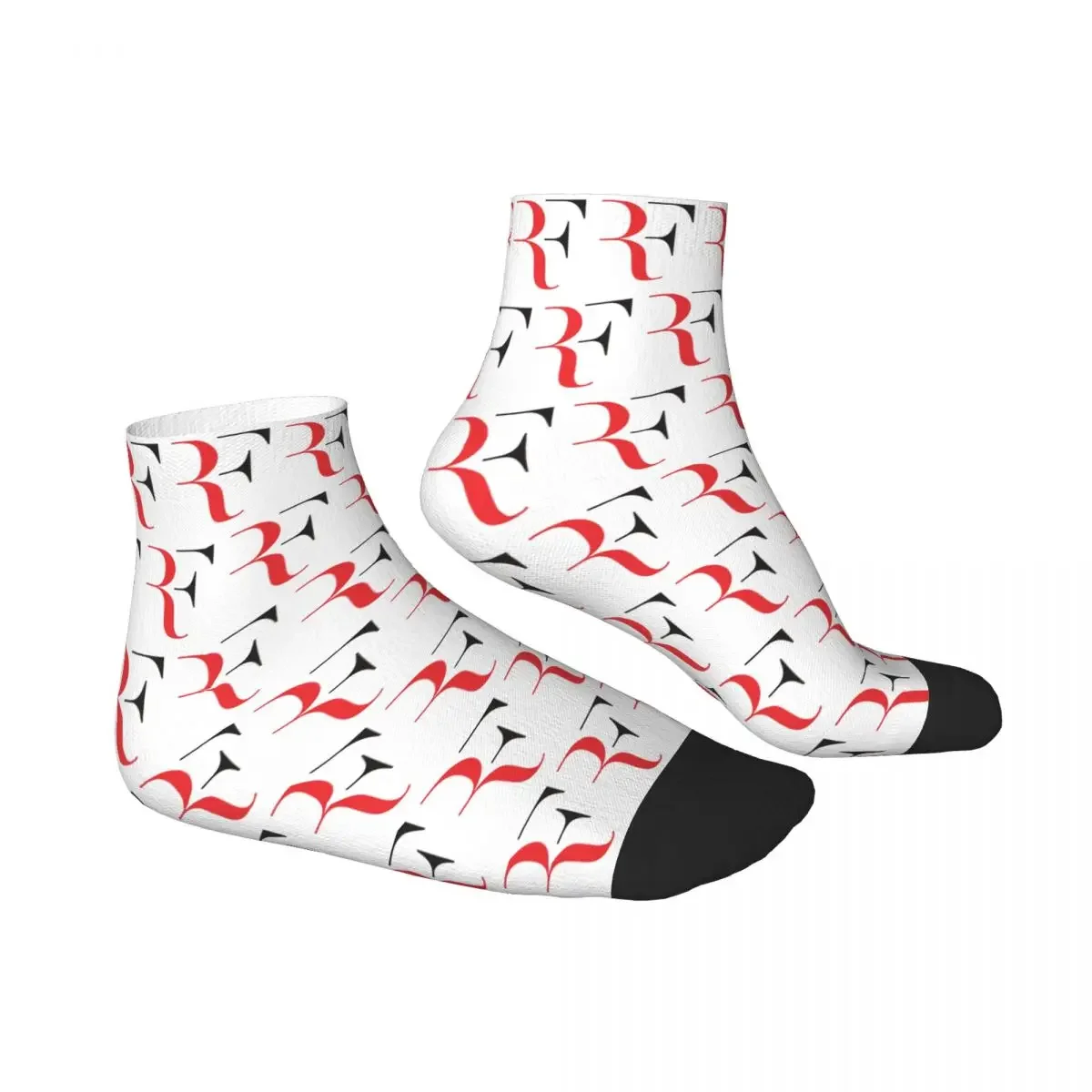 Roger Federer Socks Harajuku Sweat Absorbing Stockings All Season Socks Accessories for Man's Woman's Birthday Present