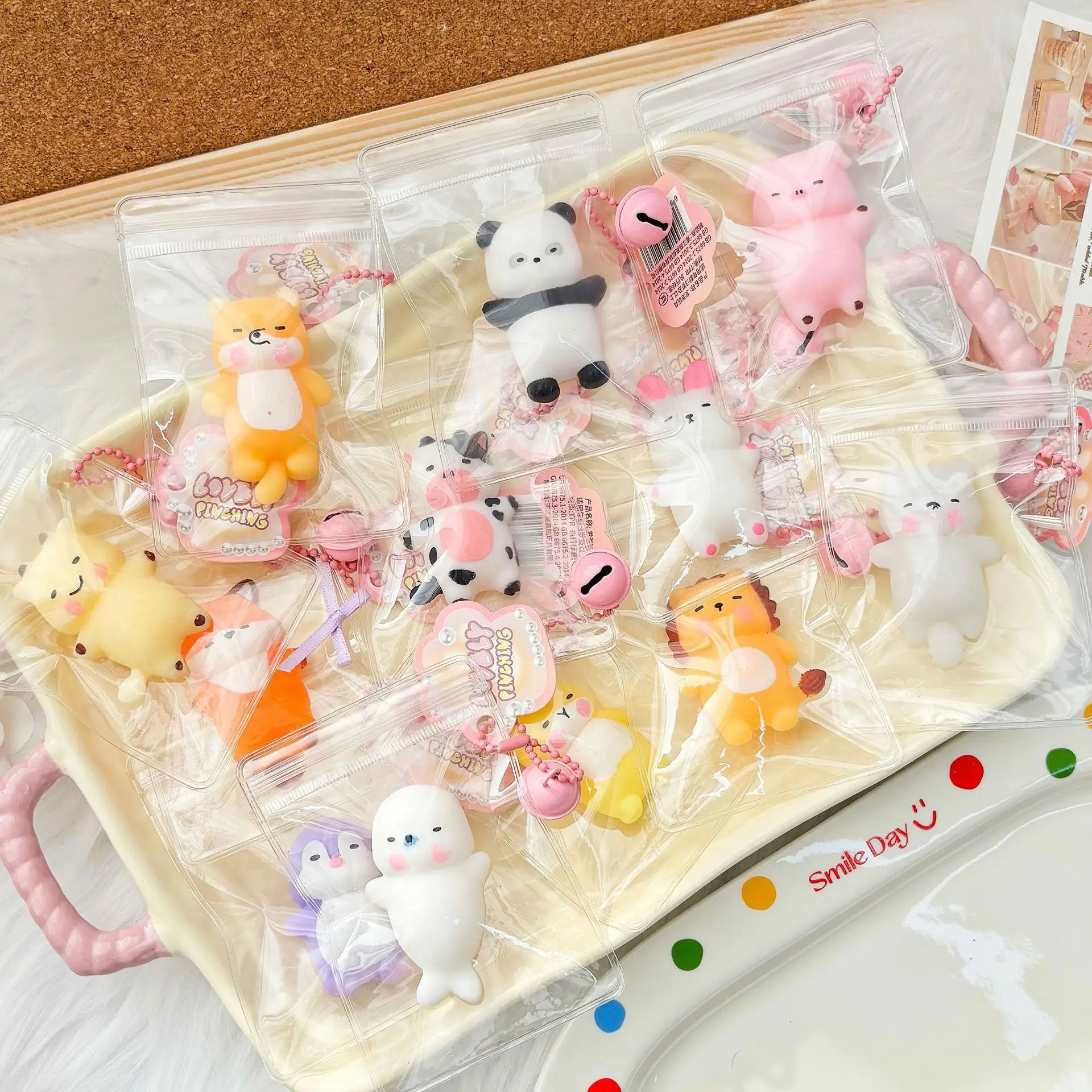 Mignon Mini Squish paresseux somnolent Animal presser Fidgeting jouets adulte sensoriel jouets Antistress Taba Squishy filles enfants jouets cadeaux