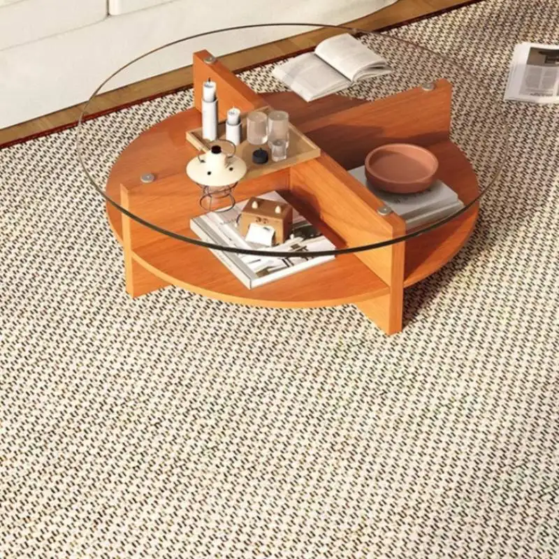 ！@Wood Luxury Coffee Tables Modern Luxury Nordic Designer Apartments Coffee Tables Living Room Tisch Wohnzimmer Furniture For Ho