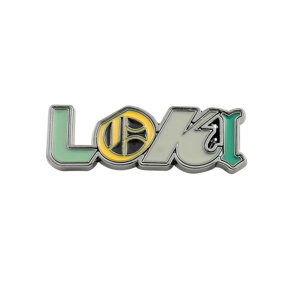 Loki Lapel Pin Women Men's Brooch Cartoon Backpack Badge for Hoodies Jeans Tops Hat Collar Pins