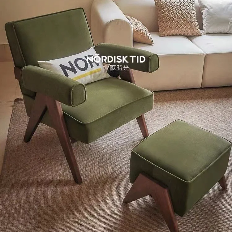 

Single Chair Chandigarh High Back Chair Nordic Vintage Homestay