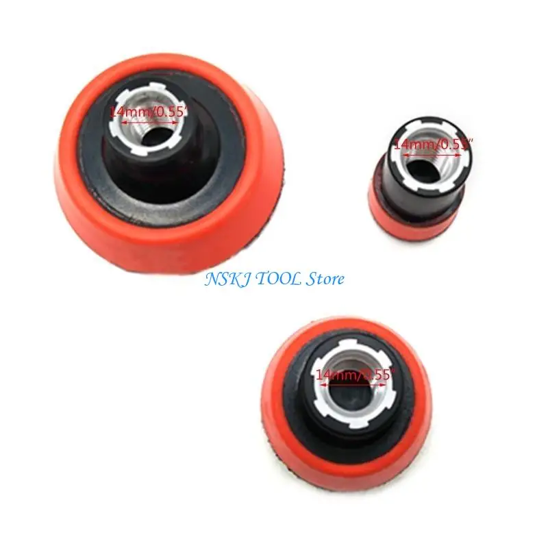 L8RC 3 Inch Wool Wheel Adhesive Disk Base Polishing Machine for Grinding