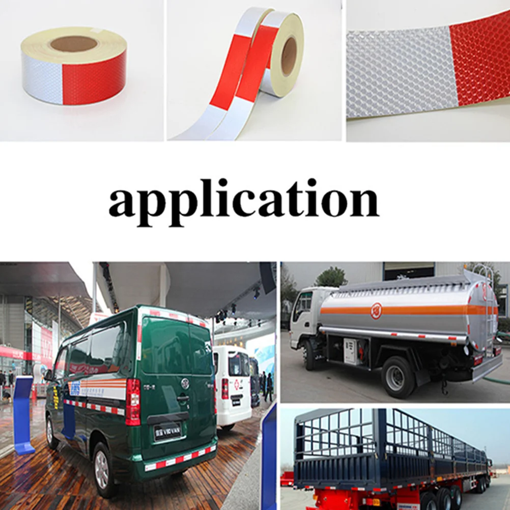 1 لفة 36 متر × 5 سنتيمتر شريط عاكس سطح العسل مقاوم للماء لسيارة شاحنة مقطورة Rv قارب سلامة السيارة Conspicuity قطاع السيارات #2