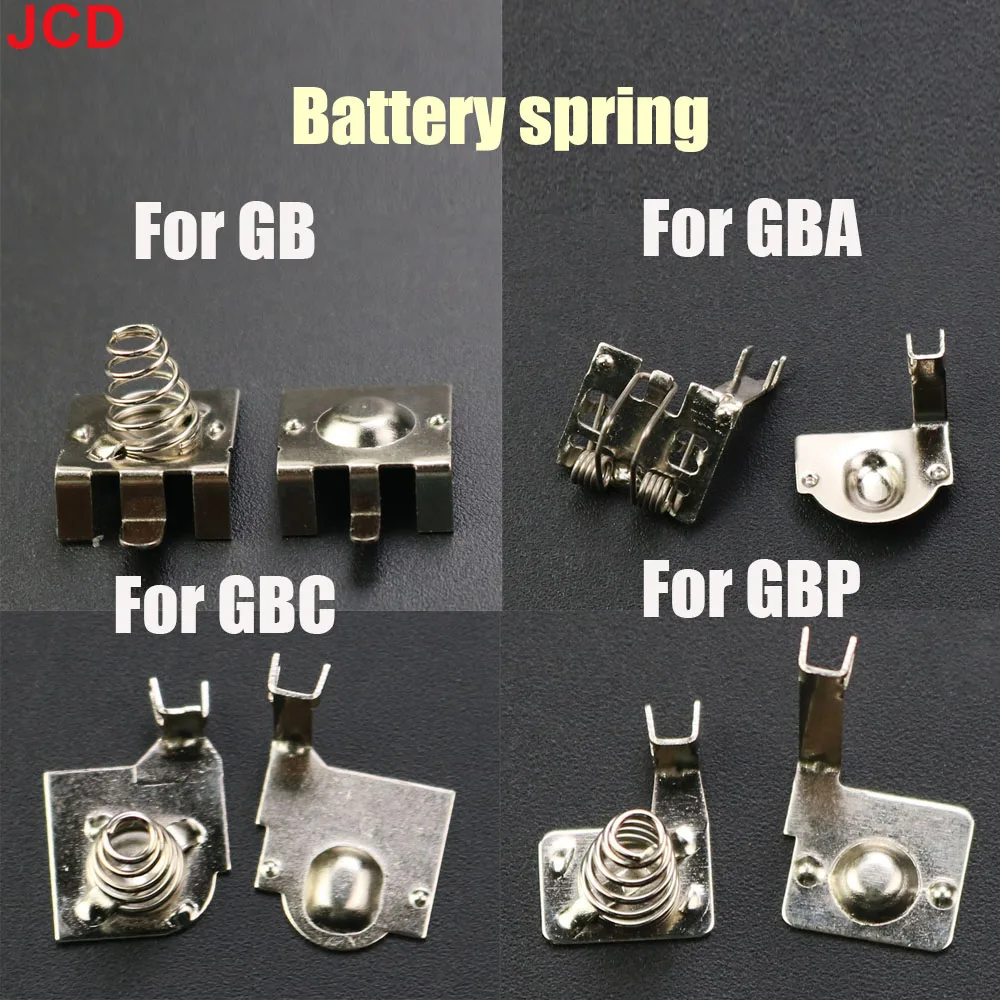 

JCD 1pcs For Game Boy Advance Color Console For GB DMG GBA GBC GBP Motherboard Battery Terminals Spring Contacts Battery Holder