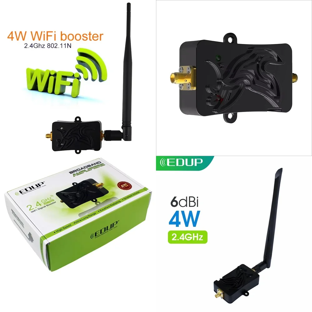 

Усилитель Wi-Fi сигнала 2,4 ГГц 4 Вт для YP242034, расширитель диапазона Wi-Fi для маршрутизаторов и Mesh-сетей, беспроводной усилитель