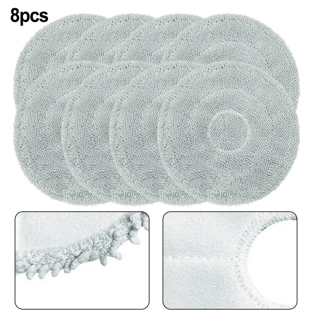 8 Uds paño de mopa para Cecotec para Conga M100 Spin AI Robot aspirador paño de mopa Kit accesorios de limpieza para aspiradora