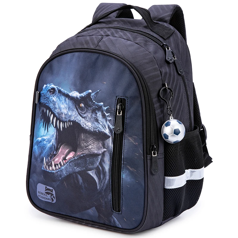 Mochila escolar de dinosaurio 3D para niños, bolsas impermeables para escuela primaria, Satchel para estudiantes de 1 grado, nueva