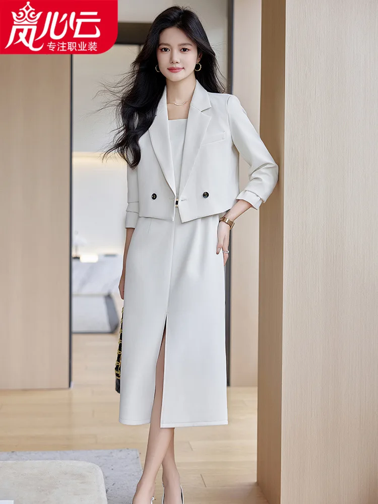 Women's Suit Jacket Dress Suit High-Grade Business Suit Suit Women's Small Fashion Temperament Leisure Style Women's