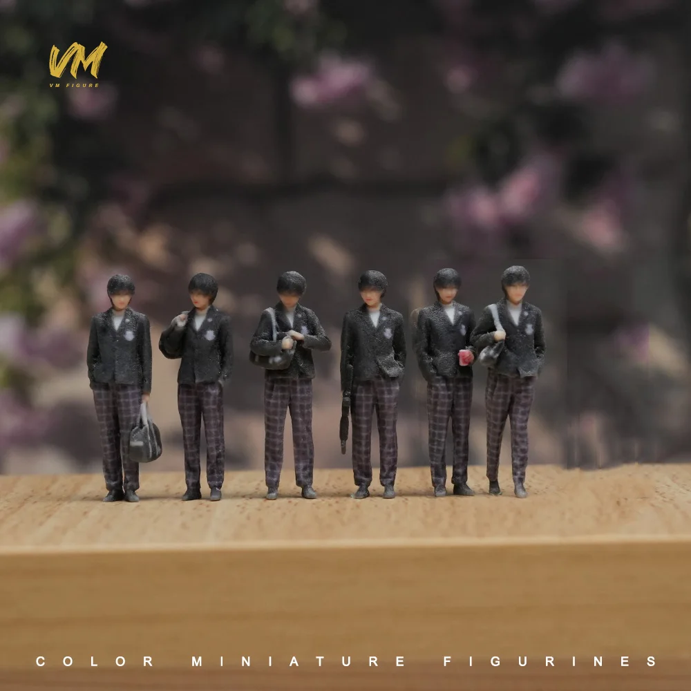 

Real Person Miniature Figure 1/87 1/64 1/43 1/24 1/18 Boys wearing suits for street photography 3D Print Male Doll Model Props
