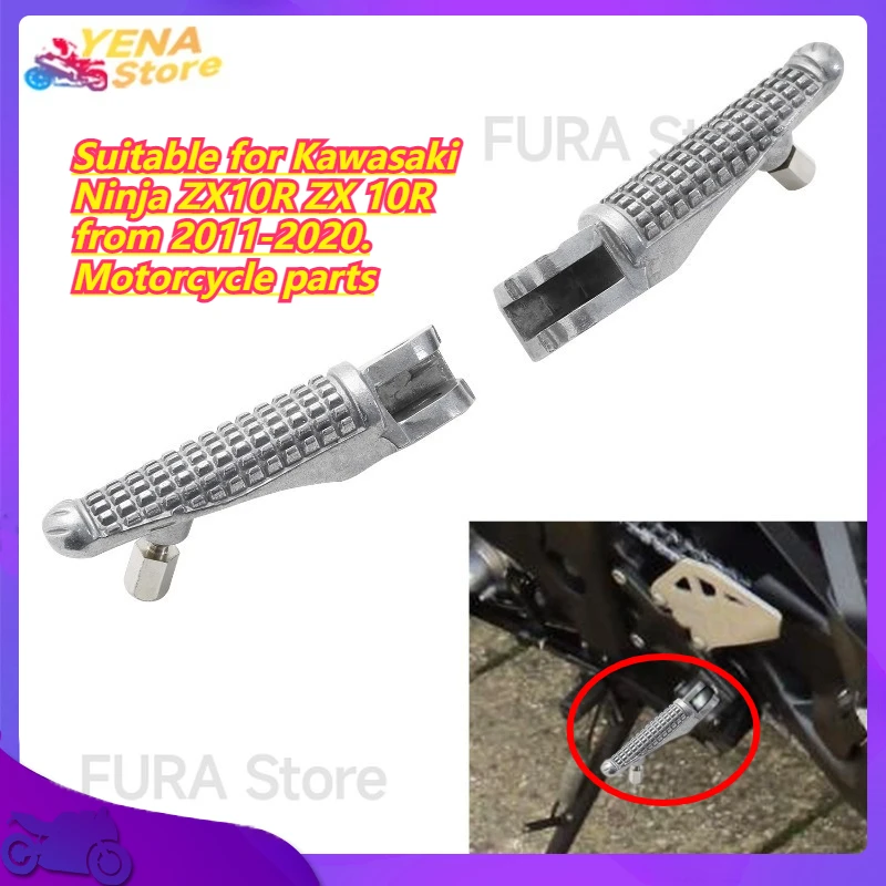 

Footrest for the front seat passenger of a motorcycle. Suitable for Kawasaki Ninja ZX10R ZX 10R from 2011-2020. Motorcycle parts