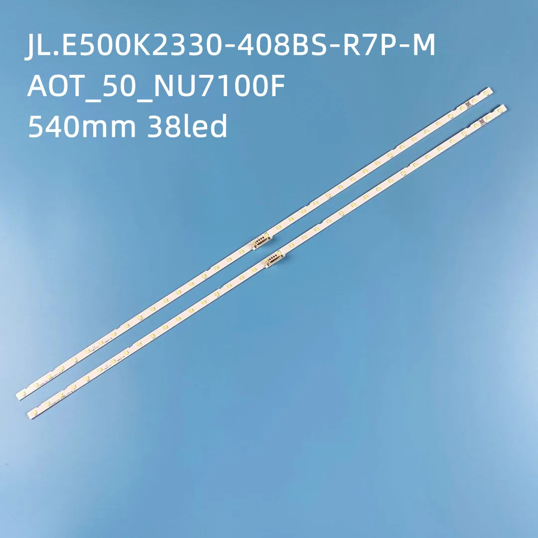 

100% Новинка, 2 шт./компл. светодиодные ленты для 50 телевизоров UE50NU UE50RU HG50NJ BN96 45952A AOT 50 NU7100F 2X38 3030C d6t 2d1 19S2P REV.V3