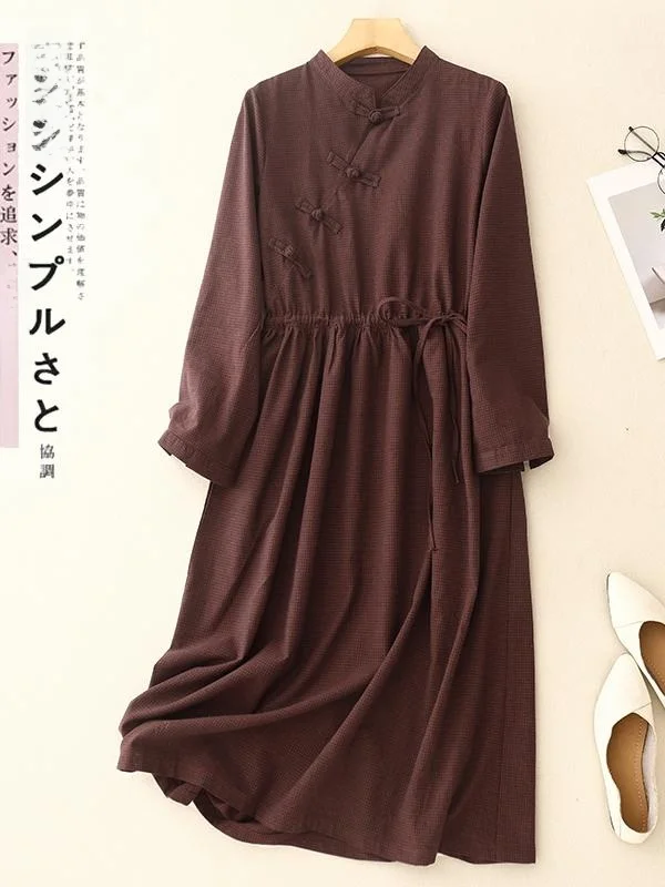 

Женская юбка трапециевидной формы с завязками на талии в стиле ретро, повседневная одежда Ci для поездок на работу, весенний сезон средней длины