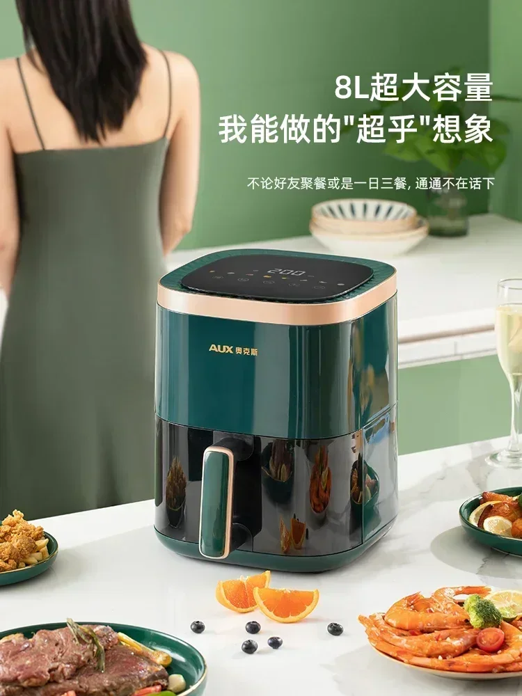 Home Air Electric Frying Pan & Mechatronic Oven - Multifunctional Automatic Smart with Oil-free Air Fryer Accessories.