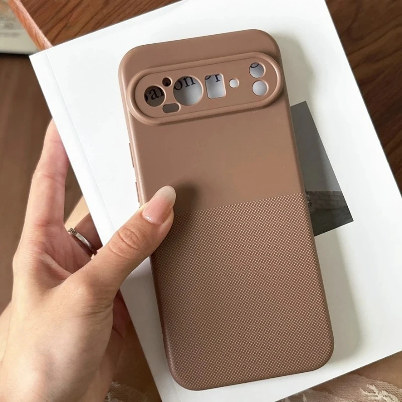 Funda de TPU Delgada Mate con Diseño de Matriz de Puntos Geométricos para Google Pixel 11 10A 9A 8A 7A 6A 6 7 8 9 10 Pro XL, Cubierta Suave Antigolpes con Diseño de Puntos Ondulados
