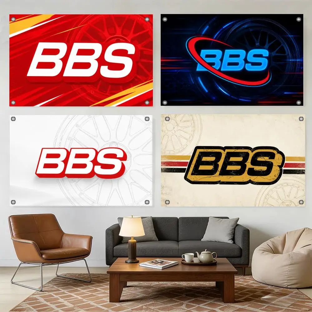 B-BBS Flags Home Yard & Garden Decor Banner - Indoor Outdoor Wall Hanging Flag