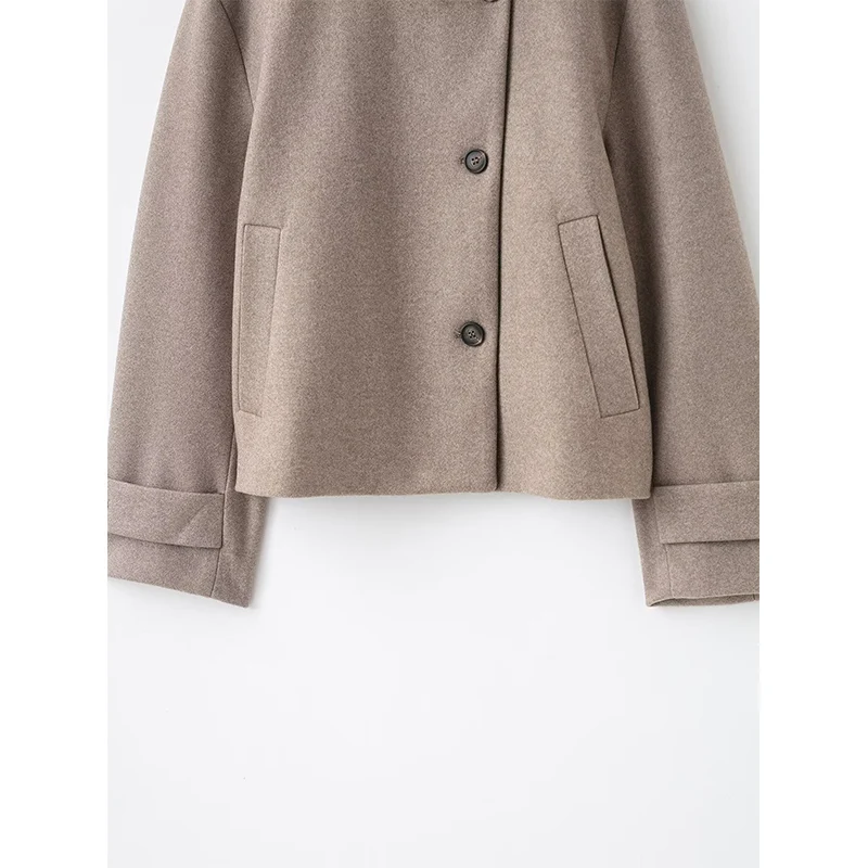 معاطف شتوية سترات نسائية موضة جديدة 2025 فضفاضة عالية الرقبة أنيقة شتاء دافئ سترات نسائية معاطف شبابية للسفر في الشارع