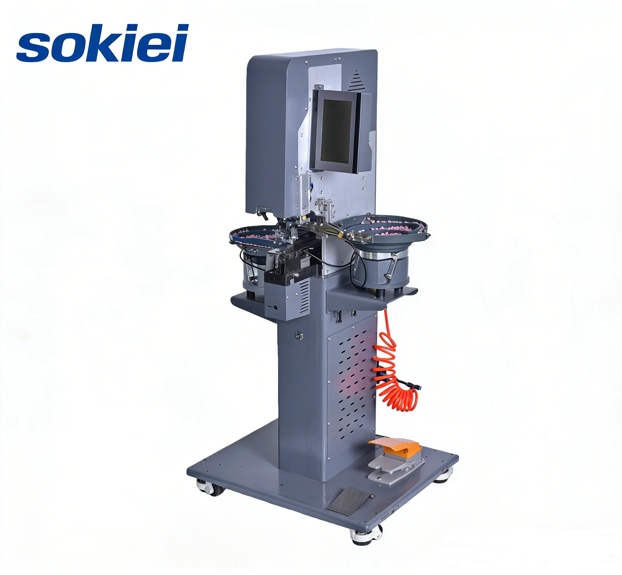 Industrial Automatic High-Speed Single Needle Programmable Flat-Bed Button Punching Machine With Motor