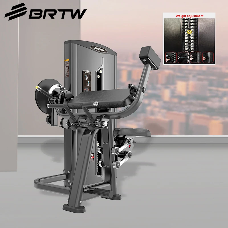 

Strength Training Triceps Machine Pin Load Selection Gym Equipment Biceps Machines for Training