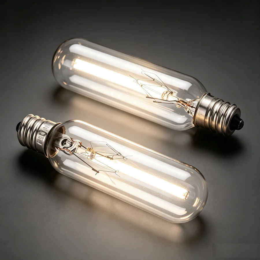 2pc E12 Salt Lamp Bulb 120V 15W 300°C High Temp Resistant 2700K Warm White Dimmable T6 Bulb Oven Sewing Machine Wax Heater Light