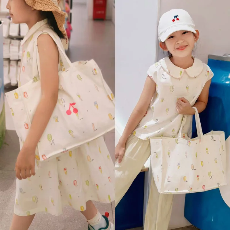 

In Stock 2025 Bp Summer Floral Dress Girl Printed Shirts & Skirt Suit Toddler Girls Clothes Birthday Party Dress