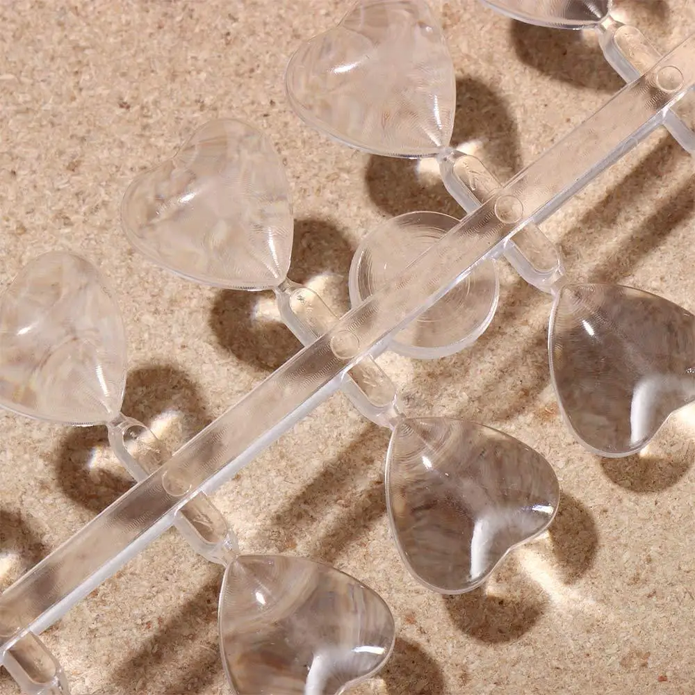 マニキュア練習ハート形アクリルスクエアカラー表示棚クリアネイルカラーカードネイルカラーディスプレイネイルツール