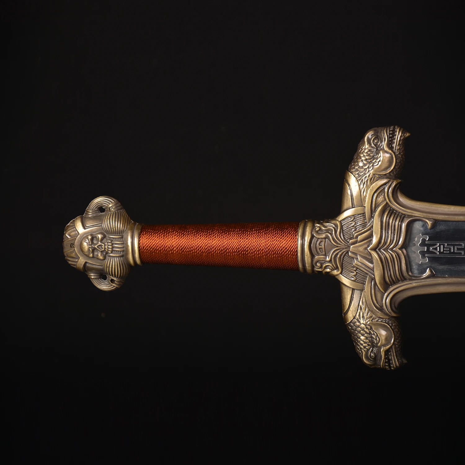 Espada occidental de 39 pulgadas/con placa colgante/no afilada/espada bárbara Conan