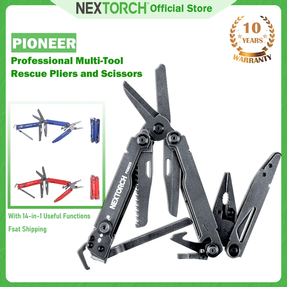 Nextorch pioneer-多機能ツール、折りたたみペンチ、ナイフマルチ