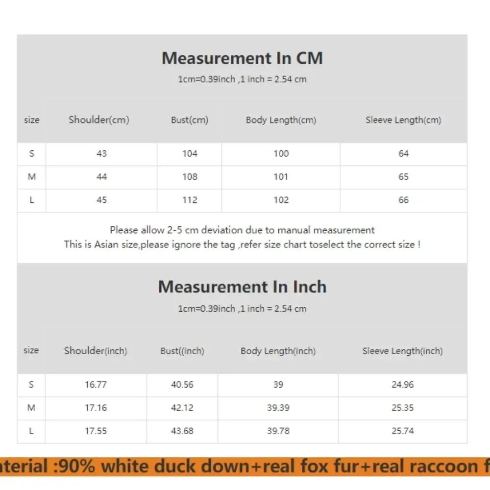Damski płaszcz zimowy 2025, nowy, z białego puchu kaczego, prawdziwym futrem lisa i prawdziwym futrem szopa pracza, długi, z kapturem, dopasowany, ciepły, kurtka damska, casualowa moda.