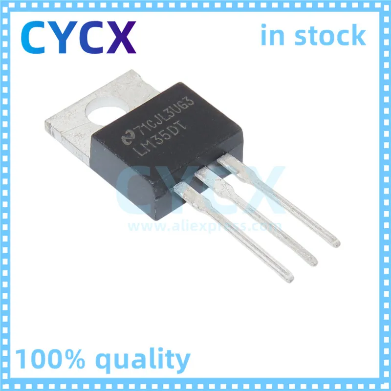 

LM35DT transistor, straight into the TO220 temperature sensor, the original stock can shoot