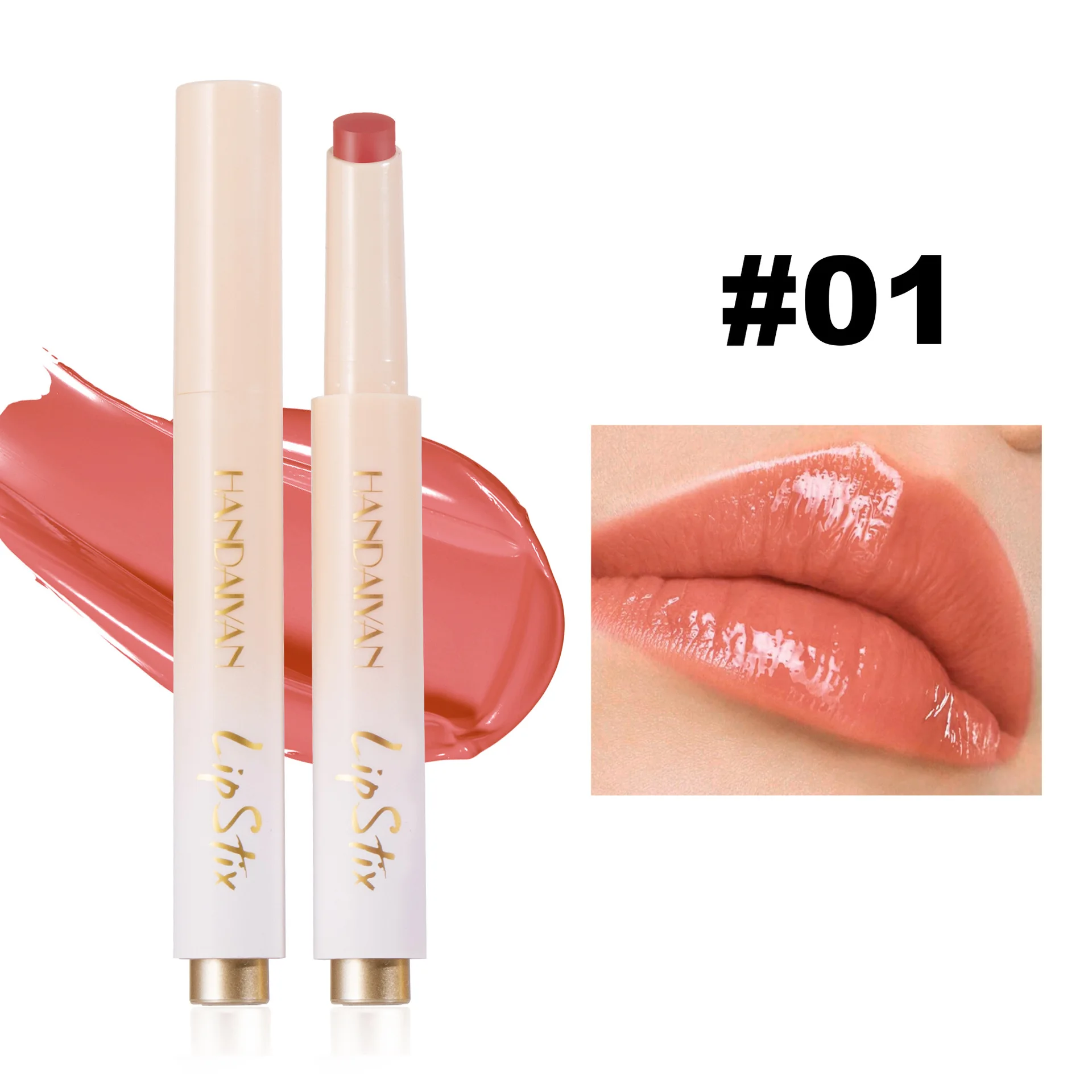 Rouge à Lèvres Bouton Jules Stix Teinté Hydrate Longue Durée, Adoucit Instantanément les Lèvres Sèches, Lisse les Lignes Jules, 1.8g, 256