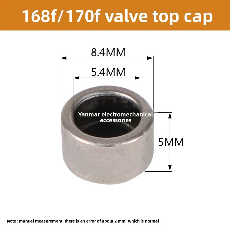 XMSJ Valve Top Cap Valve Cap 168F 170F 188F 190F GX160 GX200 Small  Engine Generator Micro-Tiller Replacement Parts