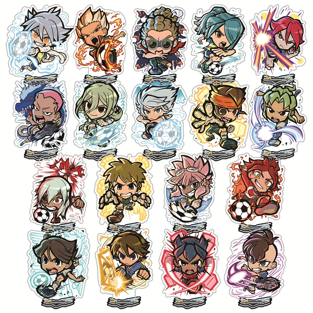 Inazuma Eleven 10cm  Acrylic Stand Figures Keychain Desktop  Display Standee Table Decor, Collectible Gift for Anime Fans