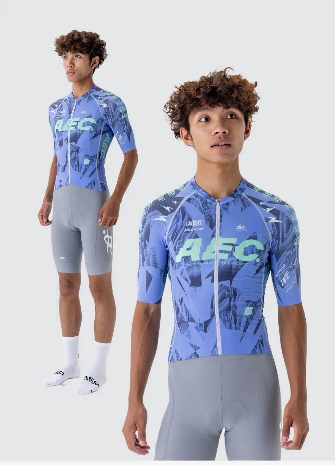 AEC.CYCLIST Herren Kurzarm-Radtrikot Leichtes Schnelltrocknendes Rennrad-Oberteil 2026 MTB Fahrrad Damen Trikot – Detail 13