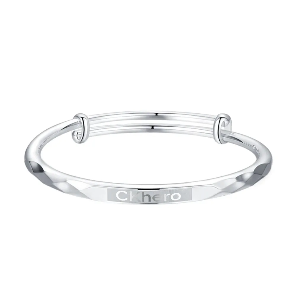 CKhero Cuff bracelets, 925 Sterling Silver Bracelet for Women