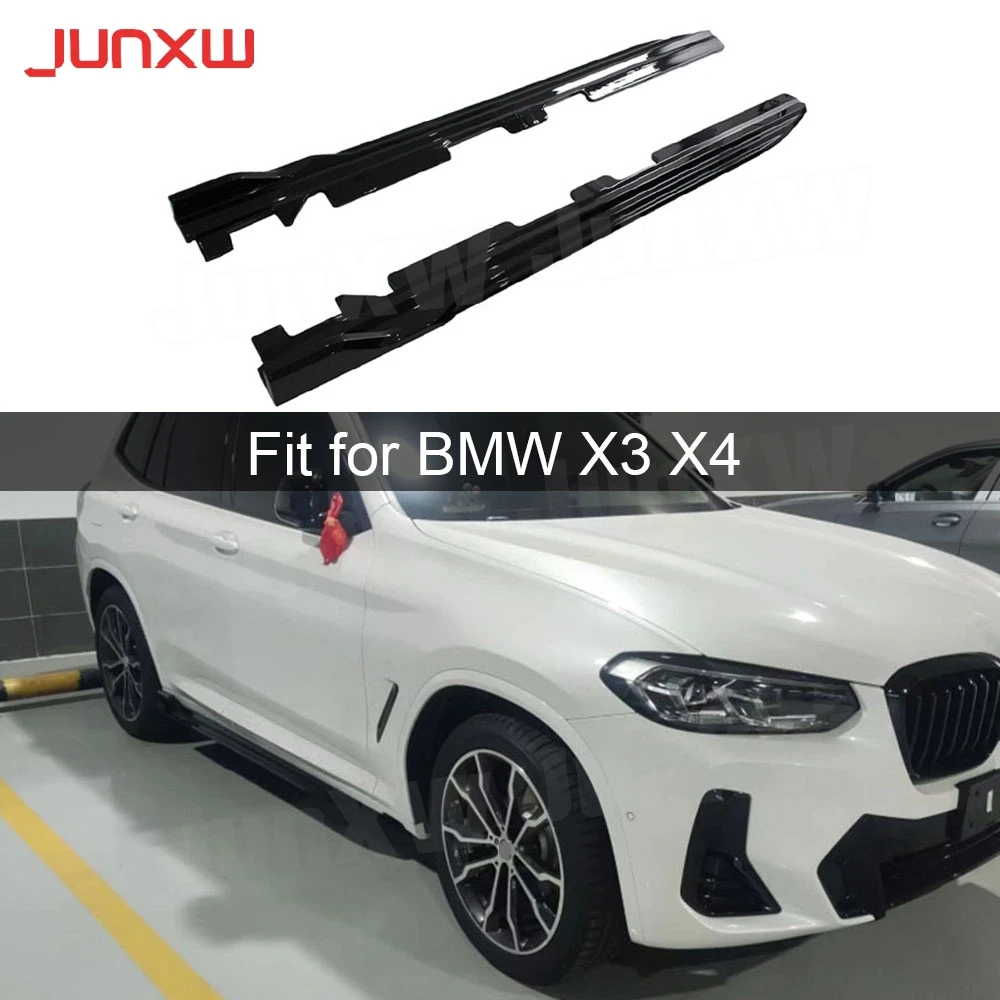 

Carbon Fiber Side Skirts Apron Extension Lip Spoiler for BMW X3 X4 G01 G02 2018-2023 Body Kits ABS