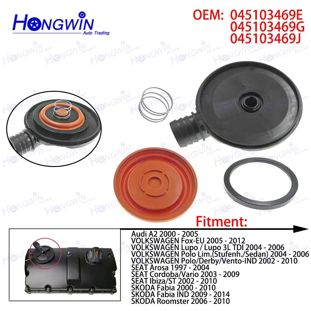 

Комплект мембраны клапанной крышки для Audi A2 VOLKSWAGEN Fox-EU Lupo Polo Lim SEAT Arosa Cordoba Ibiza 045103469 Г 045103469 E 045103469 J