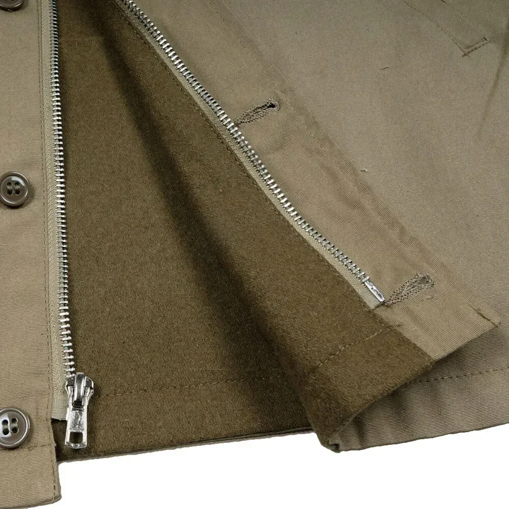 US M41 Coat Jacket Coat Outdoor Retro WW2 Uniform Cotton Running Suit for Men Equipment Stand Up Collar WWII WW2