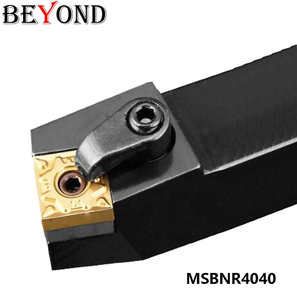 BEYOND MSBNR4040 MSBNR4040R19 MSBNL4040R19 MSBNR MSBNL 4040 Cortador de torno para torneamento porta-ferramentas CNC Máquina-ferramenta externa CNC