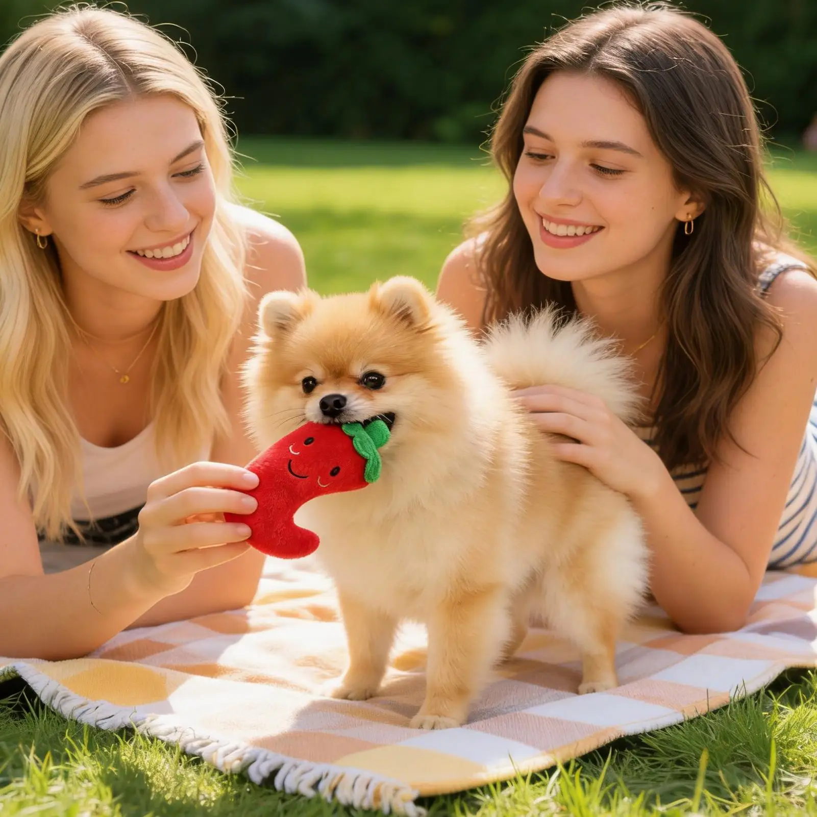 Interactive Toys for Dogs Bite-Resistant Squeaky Chili-shape